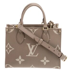 Louis Vuitton Beige Monogram Satchel